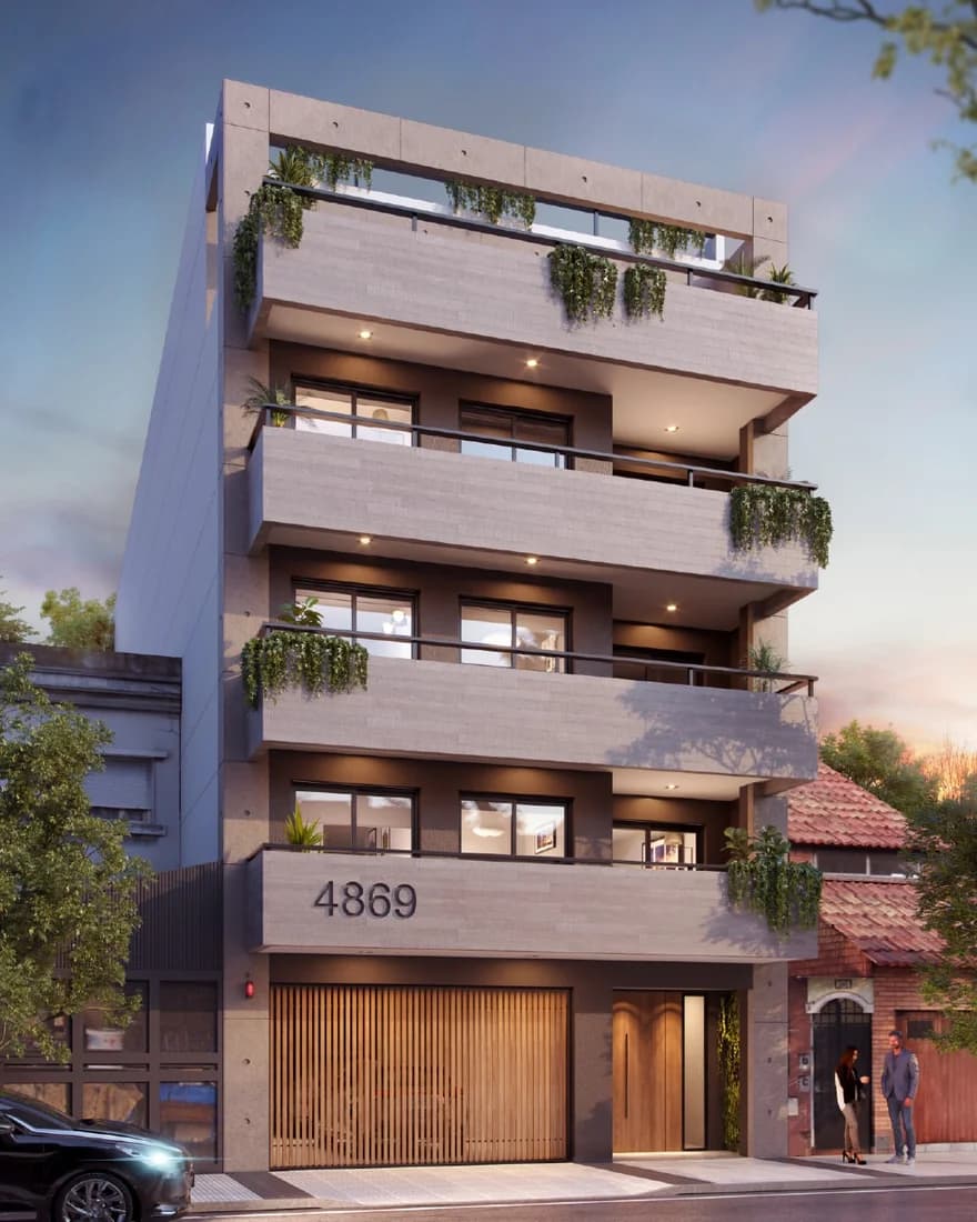 Fachada del edificio Sanabria 4869, incorporado recientemente a la administración